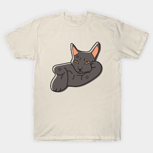 Funny Cat #4 illustration in Weirdtual Reality T-Shirt